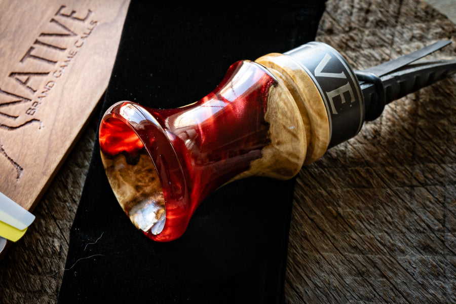 Crimson Red/Burlwood Heritage