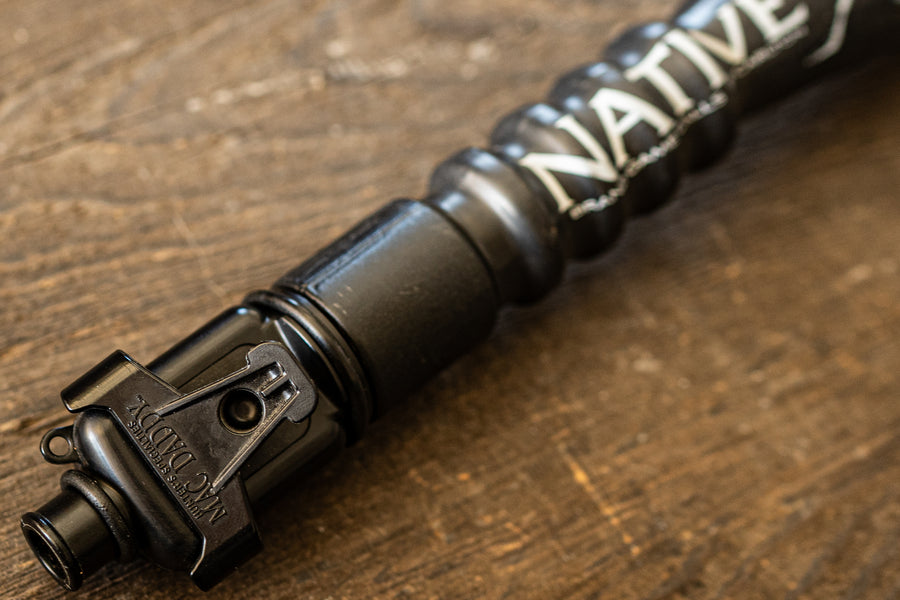 Native Hunters Tube with a custom CNC milled 