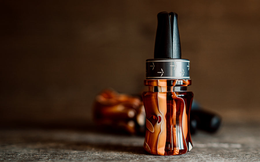 Custom crow call  in Acrylic Barrel