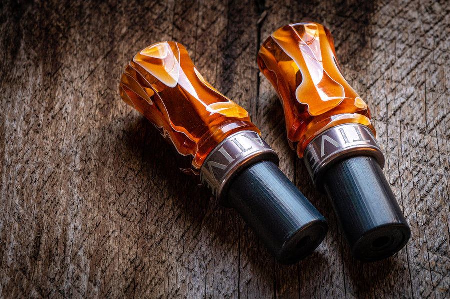 Custom Owl Hooter in Acrylic Barrel