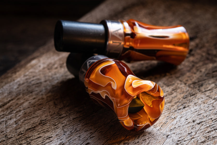 Custom Owl Hooter in Acrylic Barrel